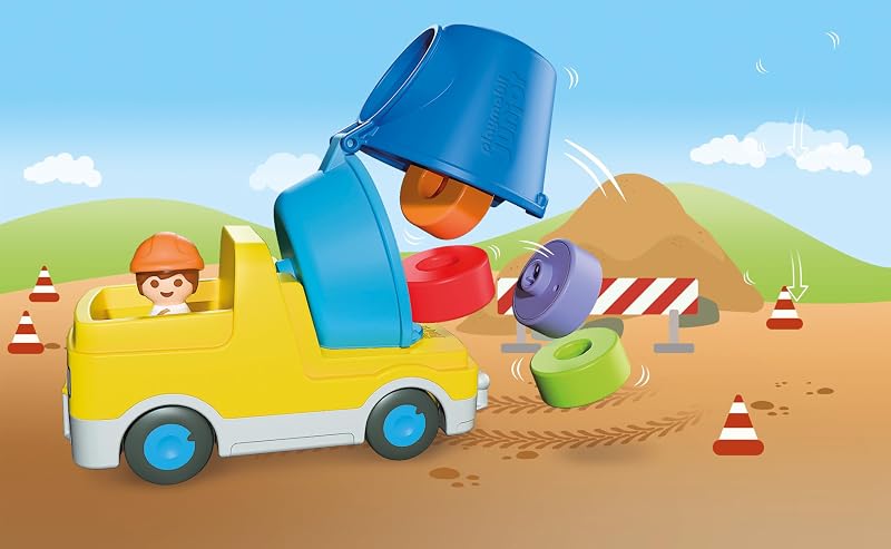 | Junior | Hormigonera | Vehículo de Obra Colorido con Tambor extraíble y Bloques encajables | para niños a Partir de 4 años | 72083 — foto 3 de 6