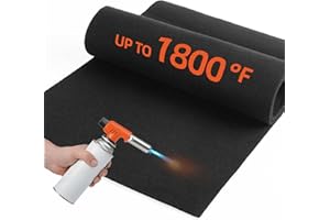 UCandy Carbon Felt Fireproof Welding Blanket, 12 x 36" Welding Blanket Heat Resistant Up to 1800°F,Flame Retardant Fabric Carbon Felt for Welders, Soldering Welding Brazing (1 pack)