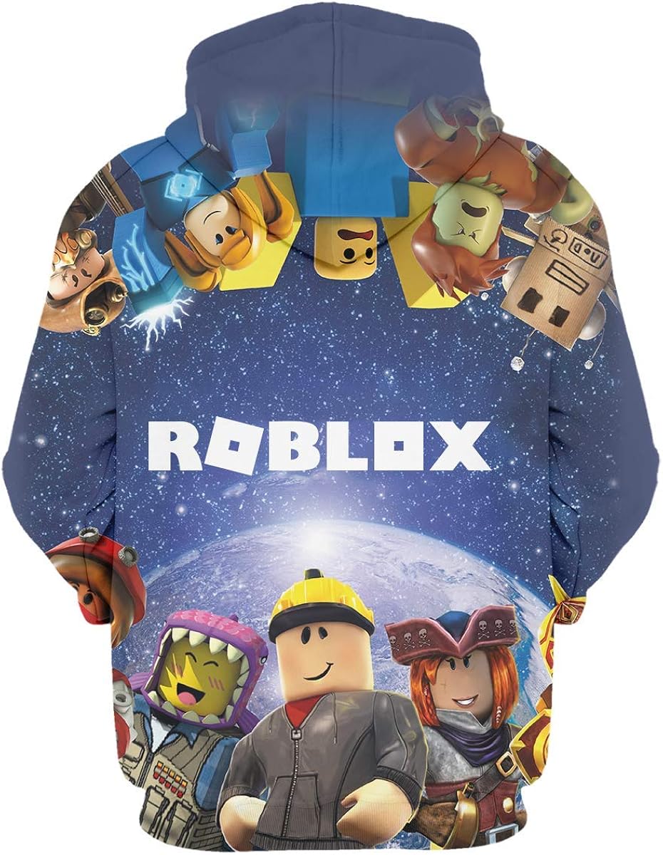 hlhhing Children's Hoodies 3D Print Hoodies Cartoon Hoodie Boys Girls Hoodie Unisex Pullover Sweatshirts: Clothing