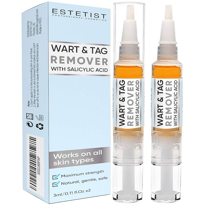Buy Wart and Tag Remover Natural, Effective, Liquid Wart Remover Skin Tag Mole Corns Warts