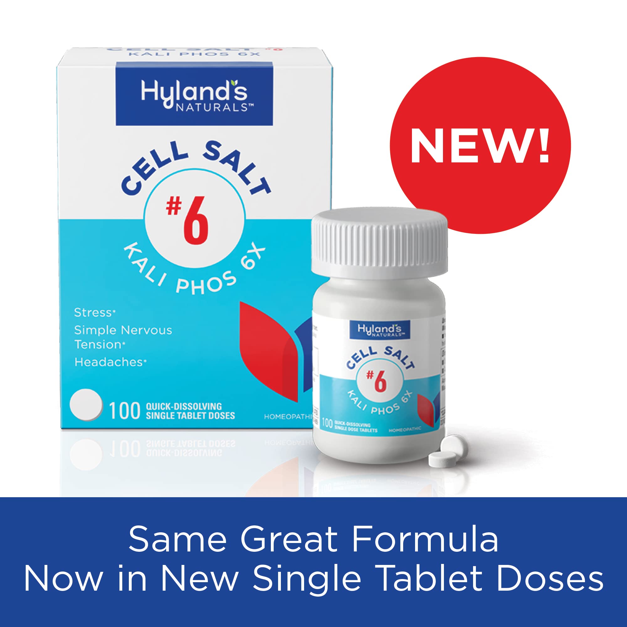 Mua Hyland's No. 6 Cell Salt Kali Phos 6X Tablets, Relief of Headaches ...