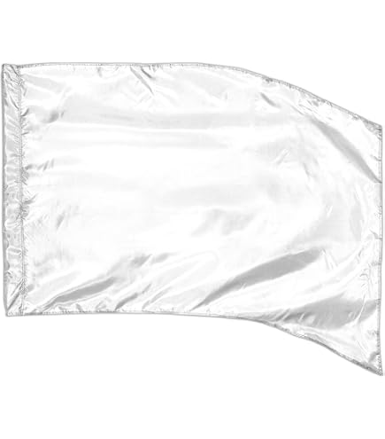 DSI Farbe Guard Praxis Flagge – Aus Poly-China-Seide, 91,4 X 137,2 Cm, Gebogenes Rechteck, Schwarz