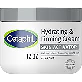 Cetaphil Skin Activator Hydrating & Firming Body Cream 12oz, Mandelic Acid (AHA) and Centella Asiatica (CICA) Cream, Hydrates