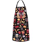 WZMPA Anime Cat Jiji Cooking Apron Kiki & Tombo Fans Gift Kiki Breakfast Chef Apron Kiki Bakery Merchandise