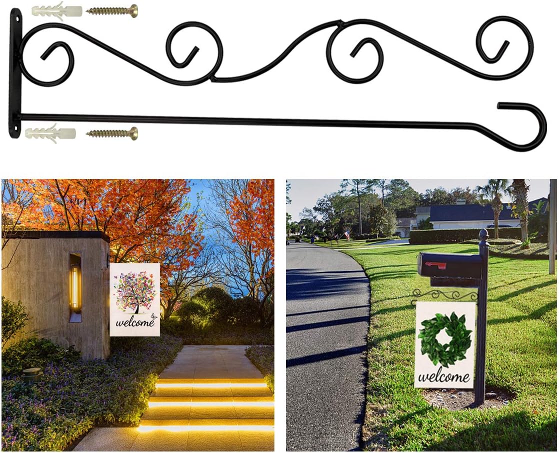 FADDA Garden Flag Stand Outdoor Pole Stand for Flags