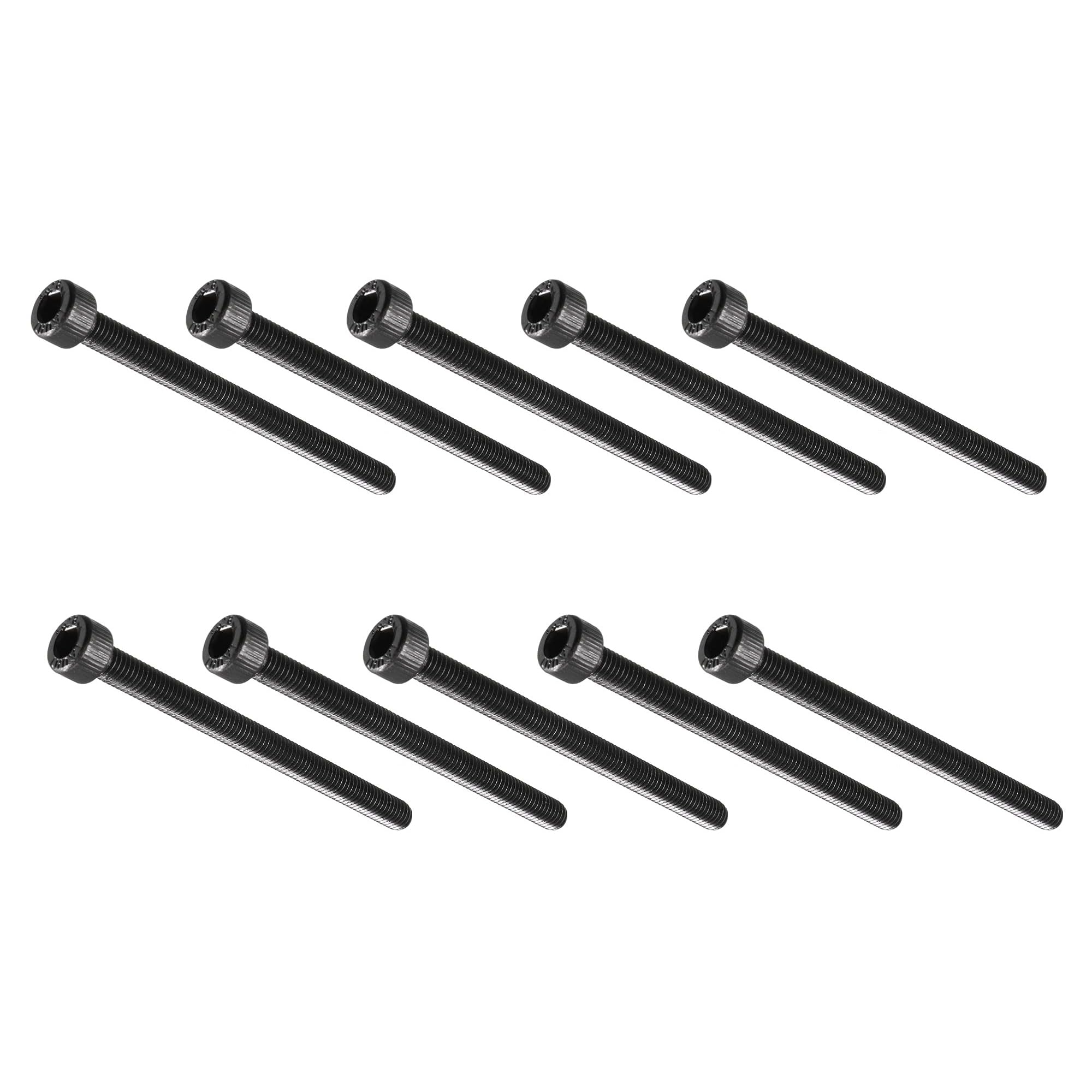 MACHSWON M5x65mm Hex Socket Head Cap Screws Bolts Full Thread 12.9 Grade Alloy Steel Black Oxide Finish Allen Socket Drive Machine Screws 20Pcs — image 1