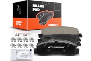 A-Premium Front Ceramic Disc Brake Pads Set Compatible with Select Ford Models - For F-250 Super Duty 2005-2012, For F-350 Su