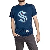 Calhoun NHL Mens Loose Fit Performance Rashguard Wicking Short Sleeve Shirt