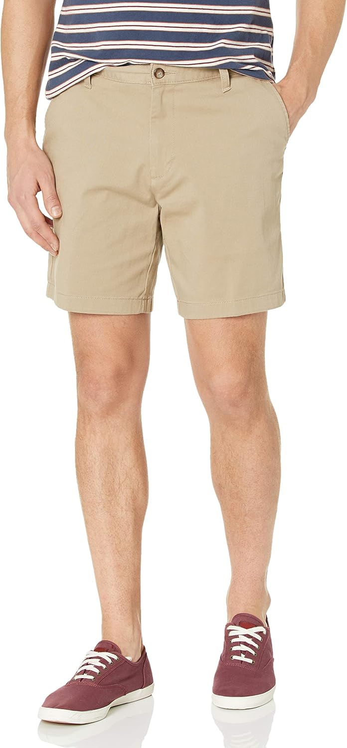 Nautica Men's 6" Stretch Twill Classic-Fit Shorts at  Men’s Clothing store