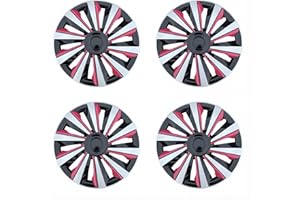 Hubcap Sets of 4, Car Kit R15 R16 Hubcap Wheel Cover Replacement, 15 or 16inch Snap On Tornado Wheel Cover Kits, for Honda Vo