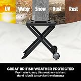 Ninja Woodfire Folding Grill Stand Official Accessory Black Grey OG700 OG701 view 6