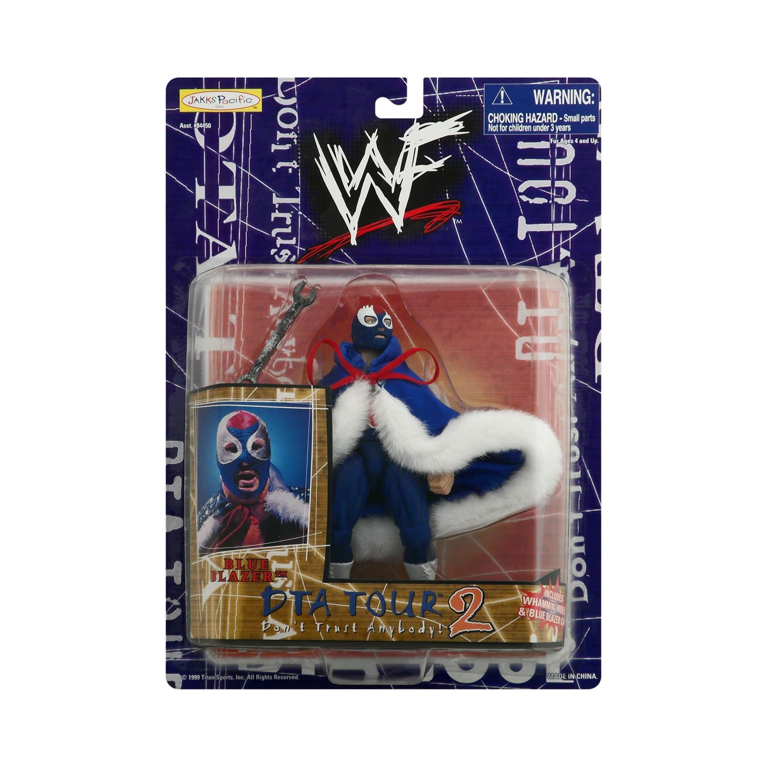 thumbnail image 2 of JAKKS Blue Blazer WWF DTA Tour 2 Owen Hart FIGURE WWE MOC Hart... 2 of 12