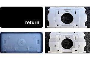 Dolphin.dyl Replacement Individual Key Cap with Hinge for (M1 M2) MacBook Pro A2141 A2251 A2289 A2338 A2442 A2485 MacBook Air A2179 A2337 A2681 (Enter/Return Key)