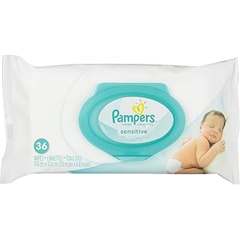 Amazon.com: Pampers Stages Sensitive Wipes Convenience Pack, 36 wipes
