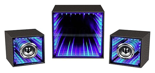 3pc infinity light bluetooth speaker system with subwoofer