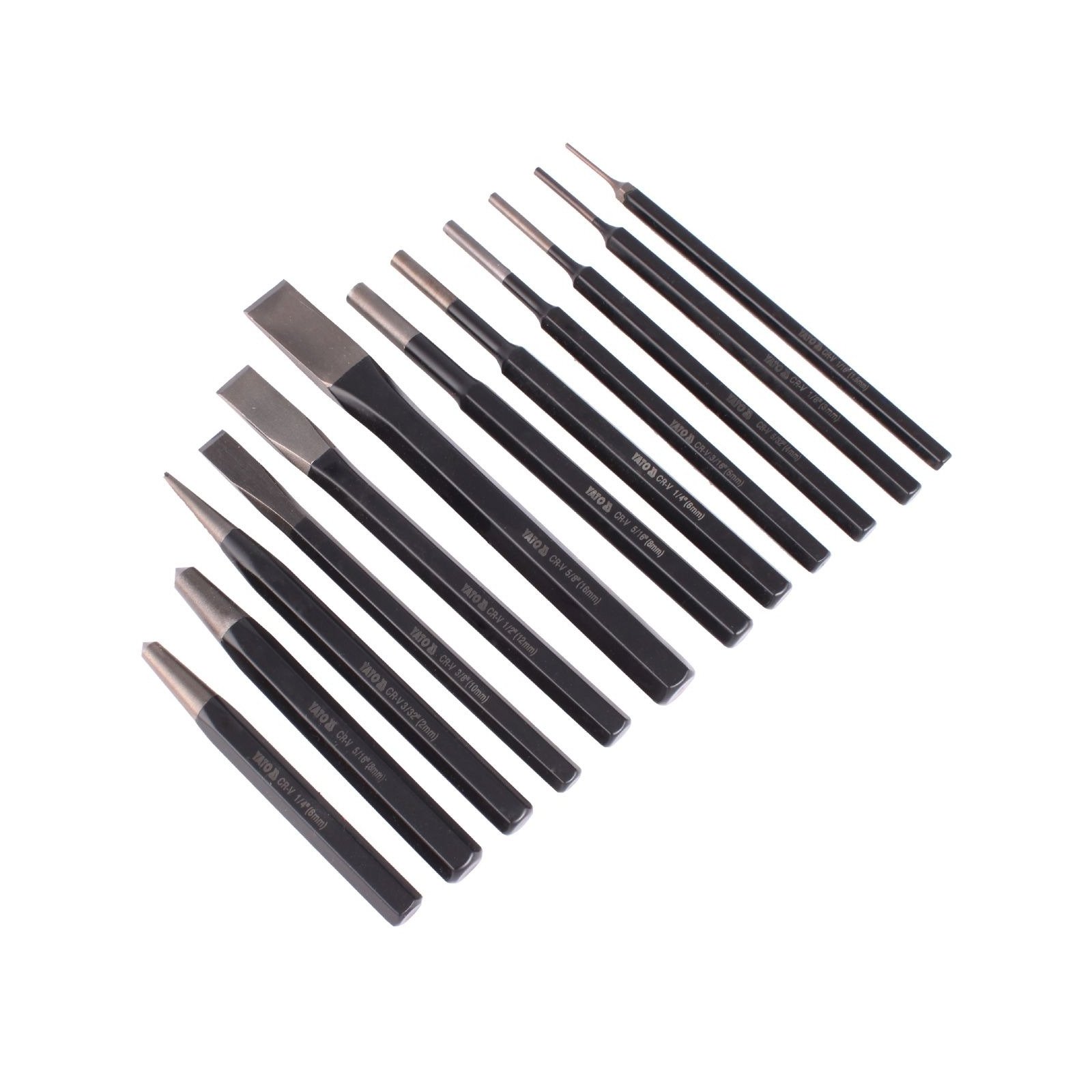 Yato Professional Chisel and Punch Set Choose botadores - 4714)