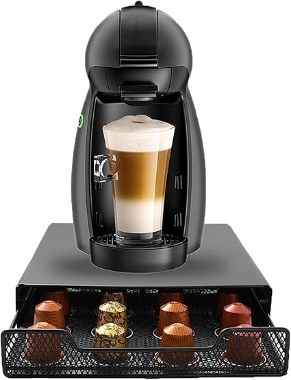 Amazon Meelioカプセルホルダー ネスプレッソ Nespresso ドルチェグストdolce Gusto コーヒーカプセルスタンド 引き出し式 収納 ラック 省スペース カプセル用 ブラック Meelio カプセルホルダー 通販