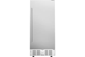 ICYGLEE 15 Inch Beverage Cooler Under Counter Built-in Beverage Refrigerator,127 Cans Mini Fridge with Glass Removable Shelves for Drink Beer Soda Wine Water