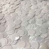 MR CHIPS Plastic Bingo Chips for Games 1000 Count Bag - Solid and Transparent Colors Counting White 3/4 Inch