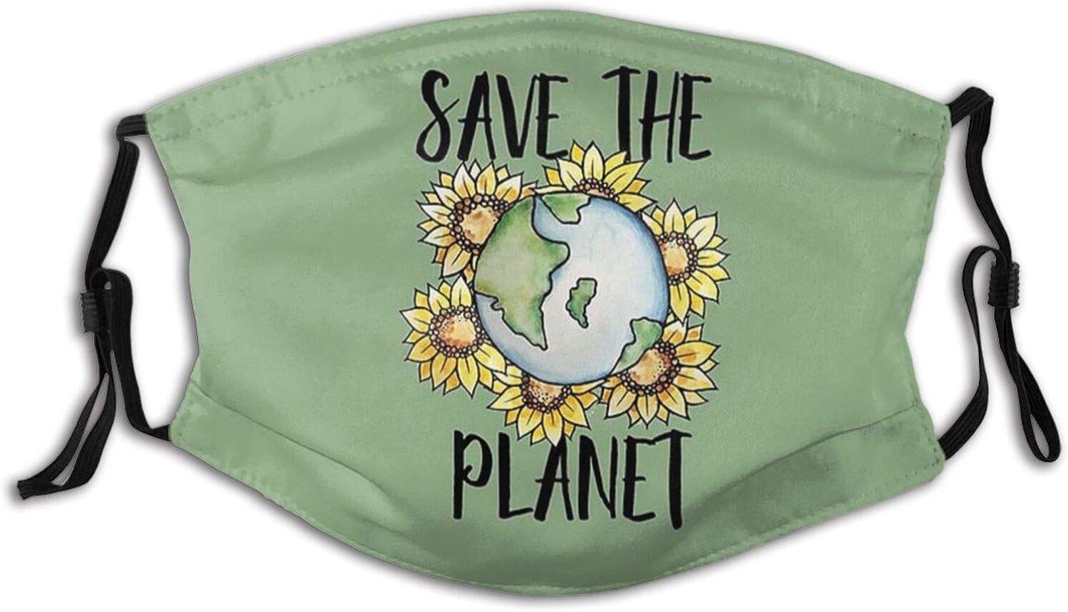 Earth Mask, Save The Earth Face Mask Unisex Balaclava Washable