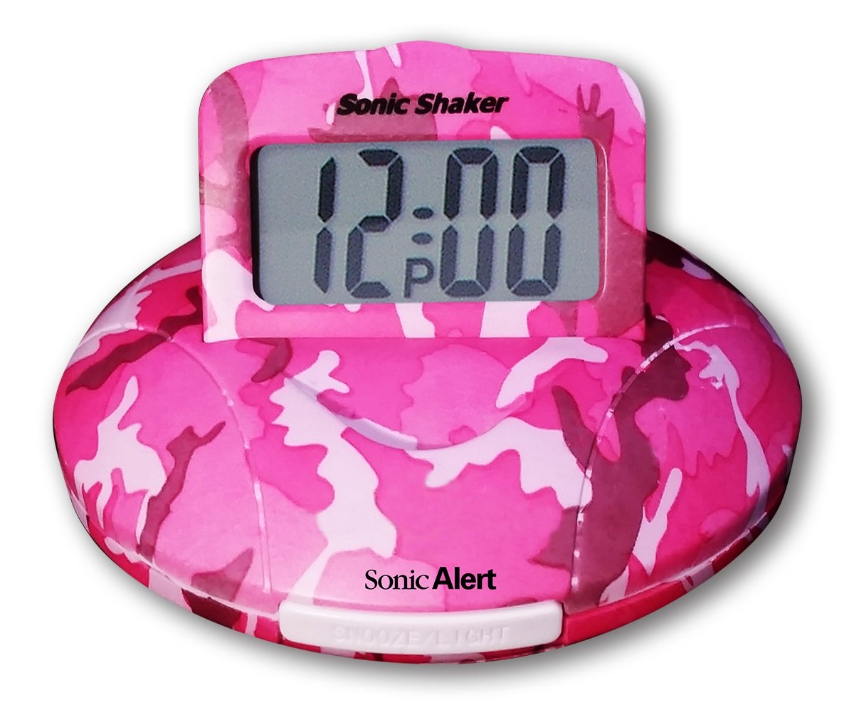 Details About Alarm Clock Pink Camo Camouflage Sonic Boom Gift Girl Bedroom Decor Hunter New