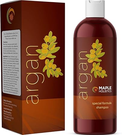 Amazon Maple Holistics アルガンオイルシャンプー 硫酸フリーシャンプー 男性と女性用ナチュラルヘアシャンプー Maple Holistics シャンプー 通販