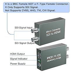 SDI to HDMI Converter with SDI Loop Out, 1080p