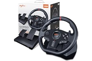 PXN V900 Gaming Steering Wheel - 270/900° Sim Xbox Racing Wheel with Pedals Paddle Shifter - for Xbox One,Series S|X, PC, PS4, Switch