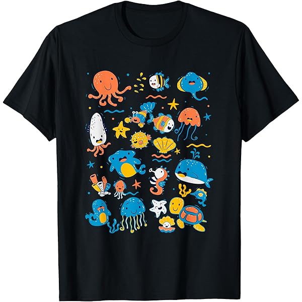 Amazon.com: Cute Sea Animals Kids Children Ocean Creatures