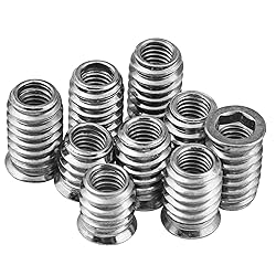 Wadayu Threaded Inserts for Wood, Screw in Nut