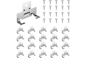 ROOWINTOO Recessed Light Clips for retrofitting recessed Light canisters, Downlight recessed Light Clips for use with Torsion Springs 20 Pack (10 Pairs)