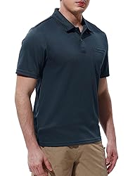 Rdruko Men's Quick Dry Golf Polo Shirts Short