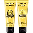 Bee Bald SMOOTH Daily Moisturizer Hydrates & Tones Away Fine Lines, Wrinkles and Dry Patches; Helps Control Oil & Shine to Feel Cool, Fresh and Comfortable, 1.7 Fl Oz (Pack of 2)