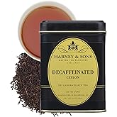 Harney & Sons Fine Teas Decaf Ceylon Black Tea Tin, 3oz Loose Leaf