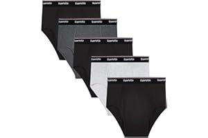 Expertoftio Men's Underwear Briefs Viscose from Bamboo Full Rise, Moisture Wicking Tagless Underwear for Men Pack Comfort Fly