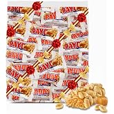 PaydayPeanut Caramel Bar Fun Size, 22 Pieces of Candy Bulk Bag, 1 Pound of Individually Wrapped Candy Bars Peanut &amp; Caramel Candy 1 lb