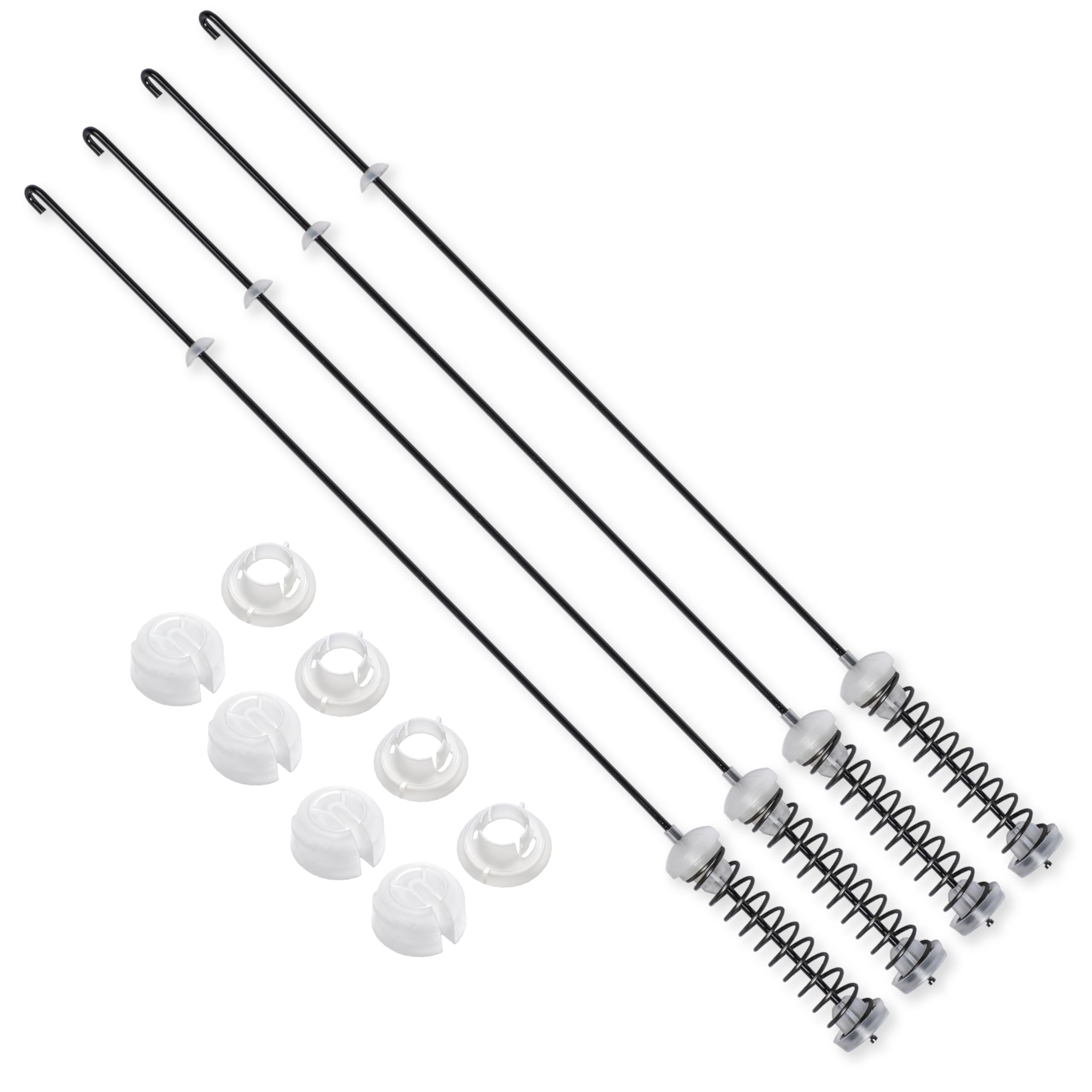 Photo 1 of ?UPGRADED?BlueStars W10780045 Washer Suspension Rod Replacement Kit - For Kenmore Whirlpool Washers NTW4516FW WTW4816FW2 RTW4516FW2 NTW4516FW2 NTW4605EW0 - Replaces AP5971396 W10537442-4 Pcs