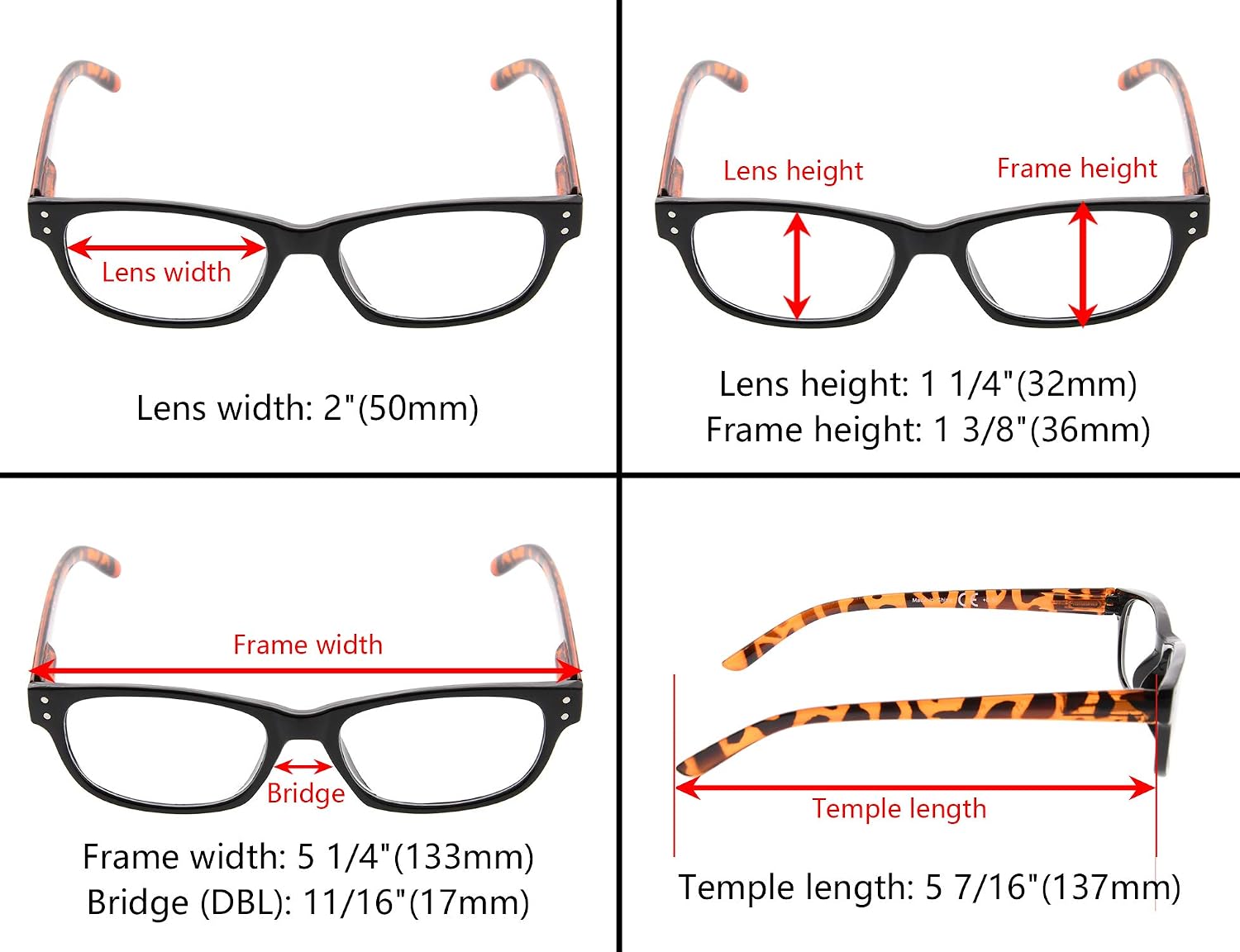 Eyekeeper 5-Pack Spring Hinges Vintage Reading Glasses Includes Sunshine Readers +1.00 - Image 5