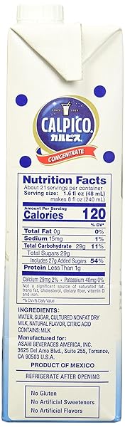 CALPICO CONCENTRATE, NON-CARBONATED BEVERAGE CONCENTRATE, HINT OF CITRUS FLAVOR, NO ARTIFICIAL COLORS OR PRESERVATIVES, UNIQUE SWEET AND TANGY ASIAN DRINK, (PACK OF 1)