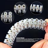 YIXISI 7 Pieces Double Row Screw Terminal Blocks 3A 6A 10A 20A view 3