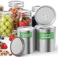 Canning Lids for Mason Jars Ball & Kerr, Airtight Food Grade, 48 Pack | Airtight seal design helps preserve freshness and pre