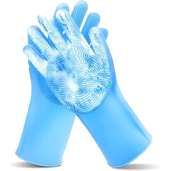 JFMANMSDS Lot De 2 Gants De Toilettage Pour Animaux Domestiques, Double