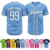 Custom Baseball Jerseys Personalized Name Number Team Shirts Customized Softball Uniforms with Logo for Men Women Youth