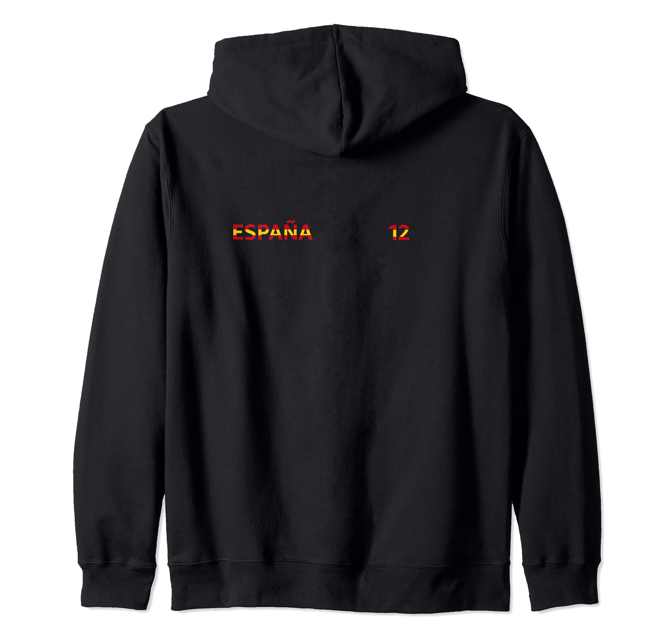 Spain Flag Zip Hoodie