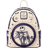 Loungefly Disney: Nightmare Before Christmas - Jack and Sally - Night Sky - Mini Backpack - Collectible Bags
