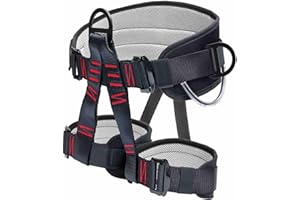 HandAcc Climbing Belts, Adjustable Thicken Professional Safety Belt, Climbing Gear for Tree Climbing, Fire Rescue, Roofing, Rappelling And Expanding Training