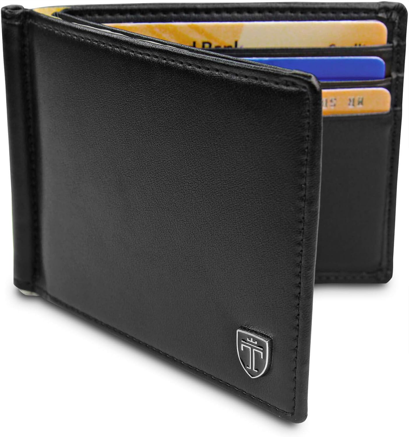 TRAVANDO Slim Wallet with Money Clip VIENNA RFID Blocking Minimalist