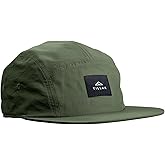 Tillak Wallowa Camp Hat, Lightweight Nylon 5 Panel Cap with Snap Closure