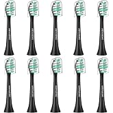 MRYUESG Replacement Heads Compatible with Philips Sonicare 10 Pack, Electric Tooth-Brush Head for Phillips, Black