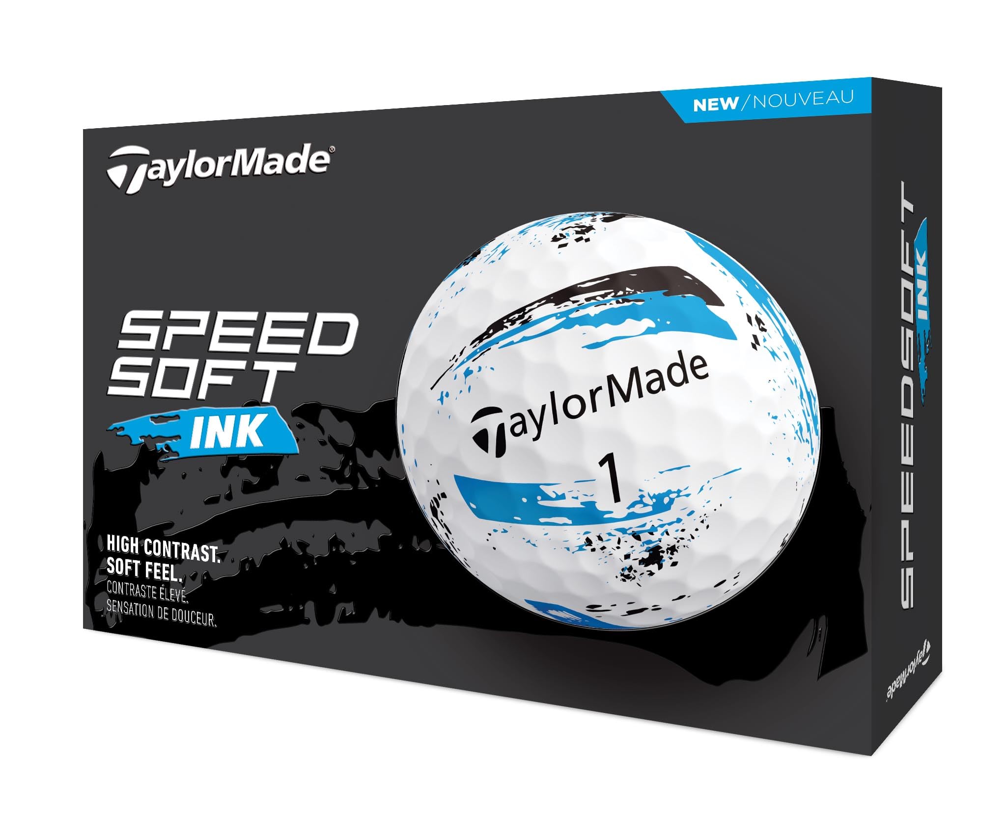 TaylorMade SpeedSoft Golf Balls, Maximum Distance with Ultra-Soft Feel, Perfect for Off The Tee and Around The Green